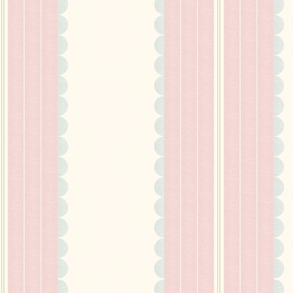 Woodchip & Magnolia Pin Up Stripe Pastel Pink Wallpaper - WM - 478 - 01
