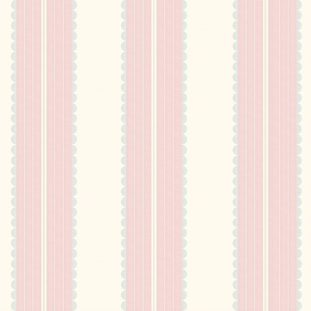 Woodchip & Magnolia Pin Up Stripe Pastel Pink Wallpaper - WM - 478 - 01