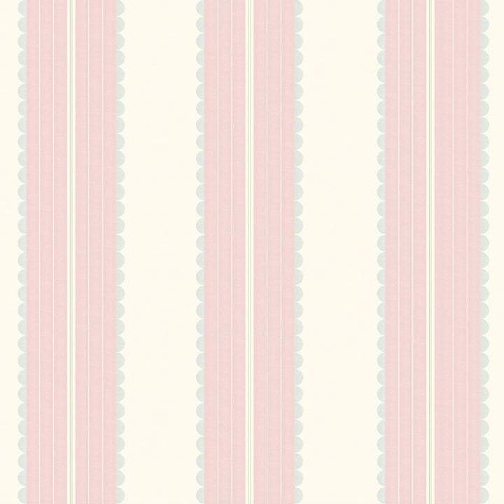 Woodchip & Magnolia Pin Up Stripe Pastel Pink Wallpaper - WM - 478 - 01