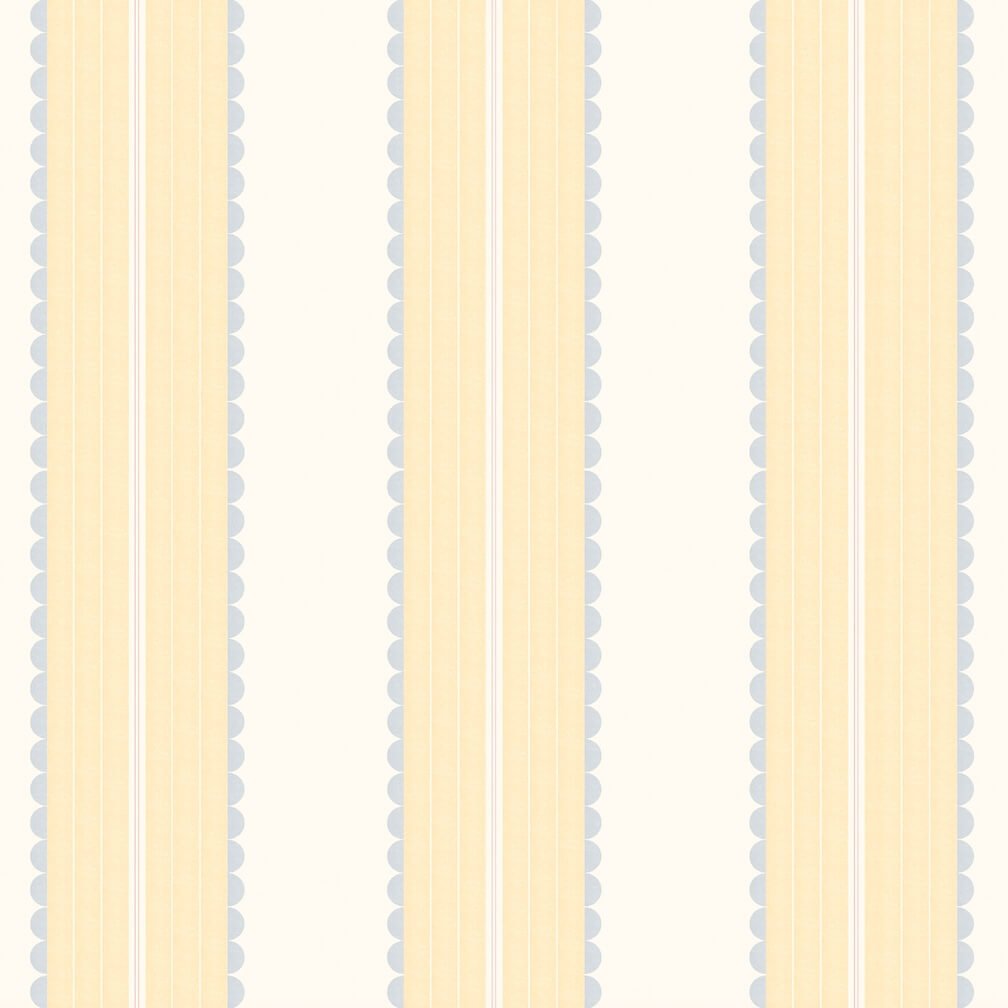 Woodchip & Magnolia Pin Up Stripe Soft Yellow Wallpaper - WM - 478 - 02