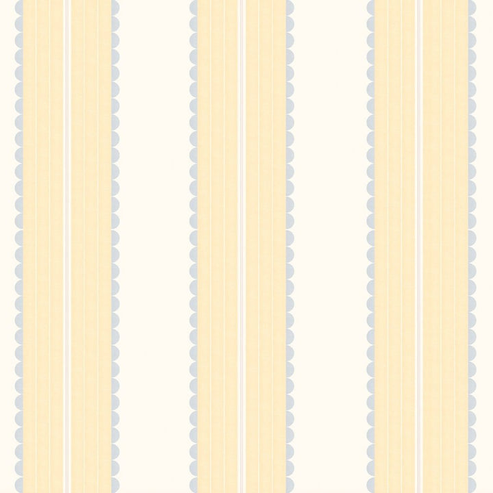 Woodchip & Magnolia Pin Up Stripe Soft Yellow Wallpaper - WM - 478 - 02
