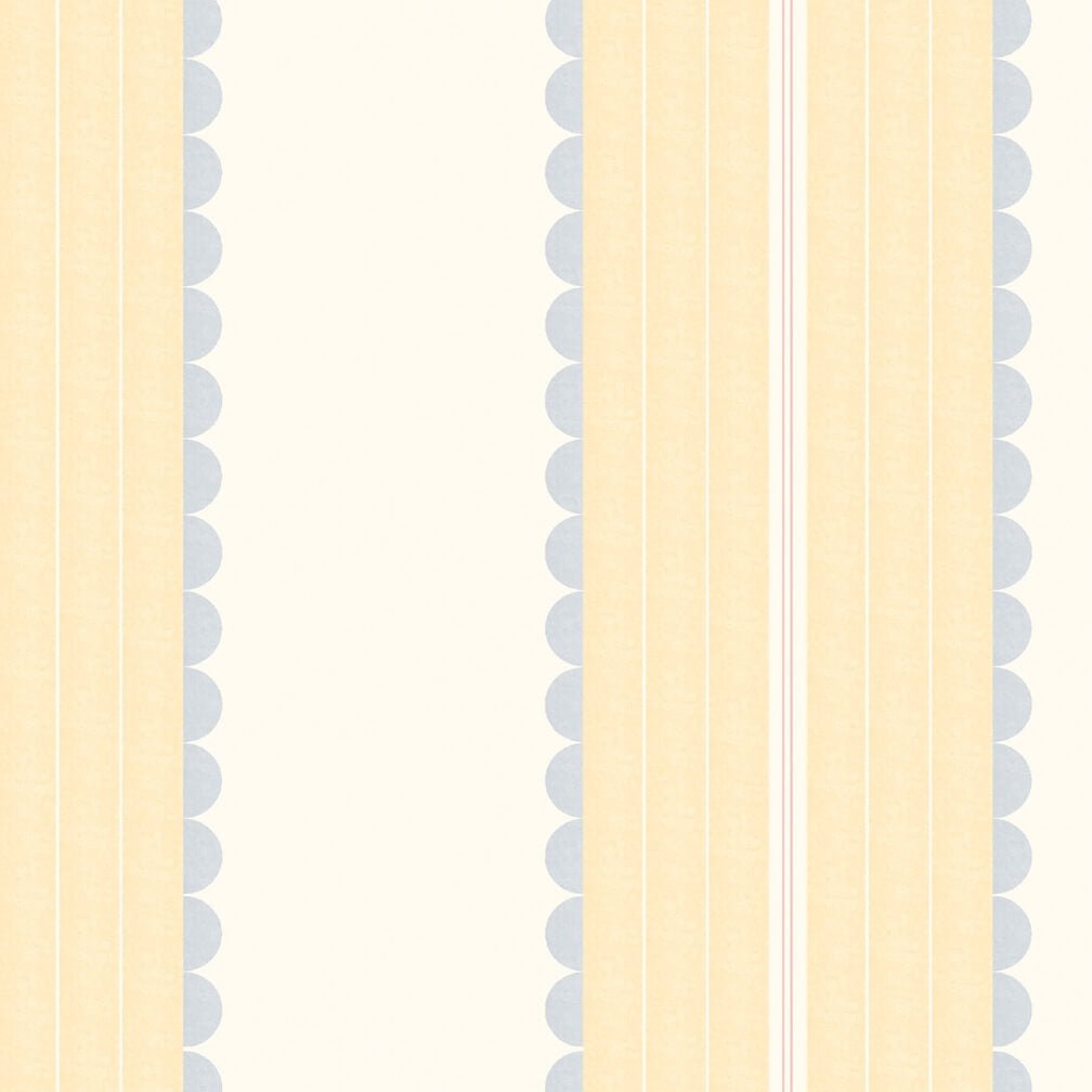 Woodchip & Magnolia Pin Up Stripe Soft Yellow Wallpaper - WM - 478 - 02