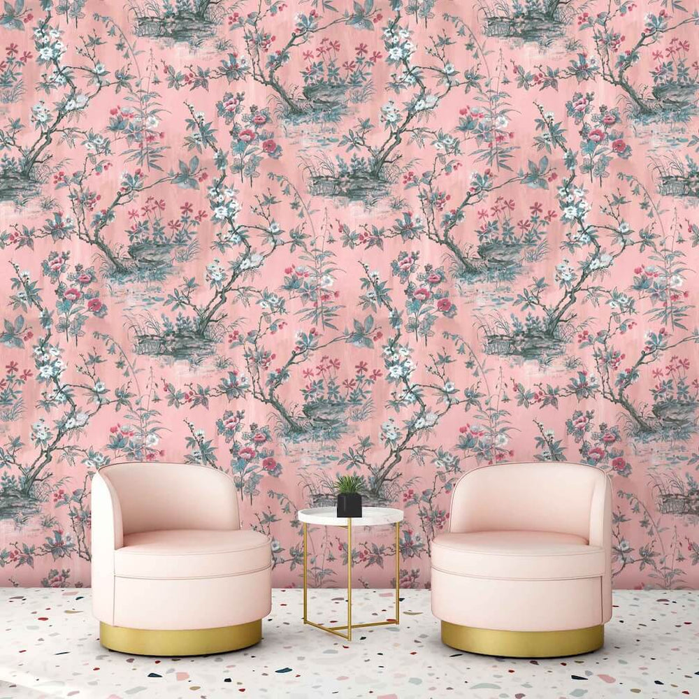 Woodchip & Magnolia Rivington Blush Pink Wallpaper - WM-126-03