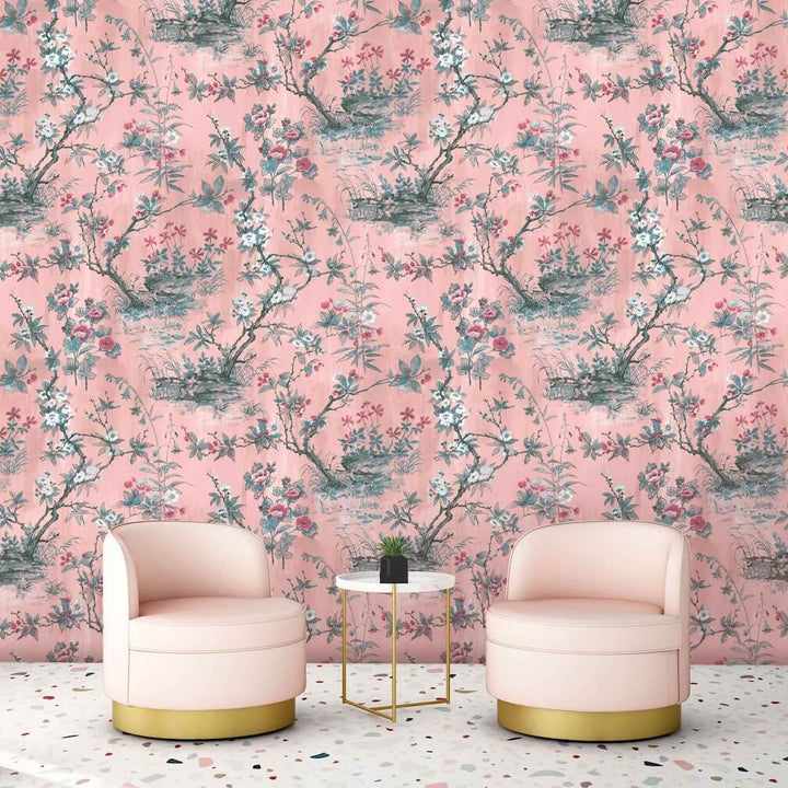 Woodchip & Magnolia Rivington Blush Pink Wallpaper - WM-126-03