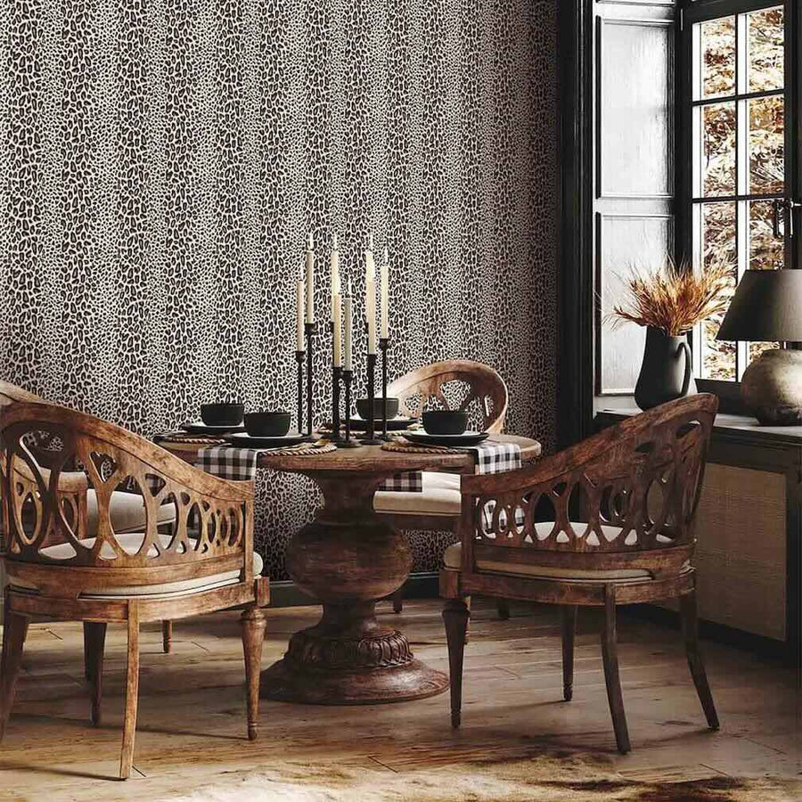 Woodchip & Magnolia Tabby Kat Brunette Stripe Wallpaper - WM - 451 - 02