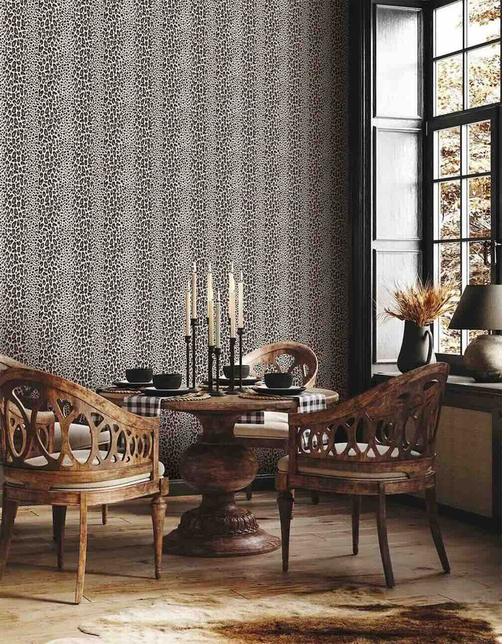 Woodchip & Magnolia Tabby Kat Brunette Stripe Wallpaper - WM - 451 - 02