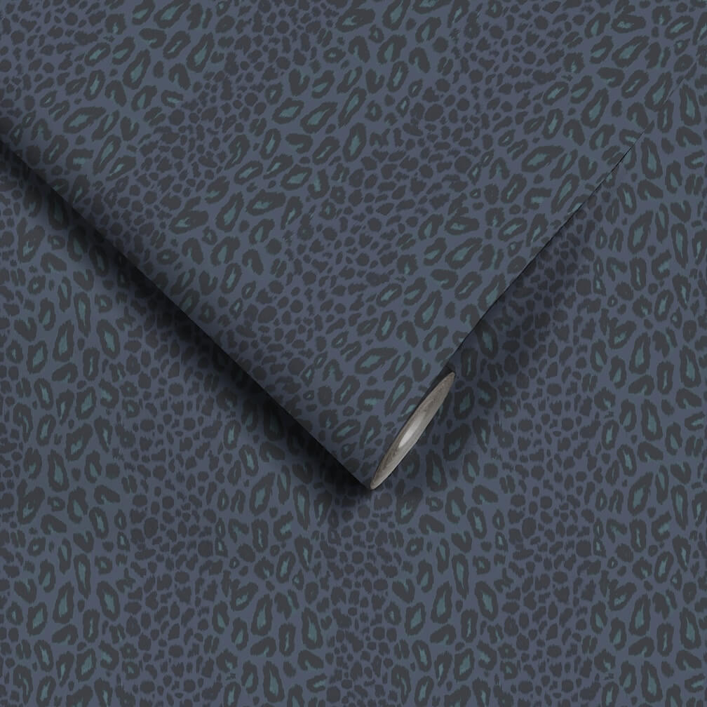 Woodchip & Magnolia Tabby Kat Navy Stripe Wallpaper - WM - 451 - 05