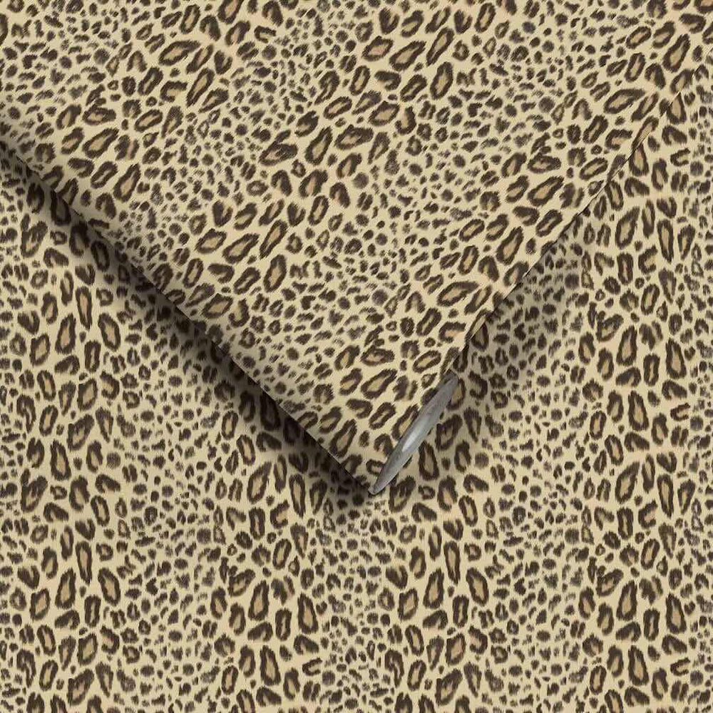 Woodchip & Magnolia Tabby Kat Tawny Stripe Wallpaper - WM - 451 - 04
