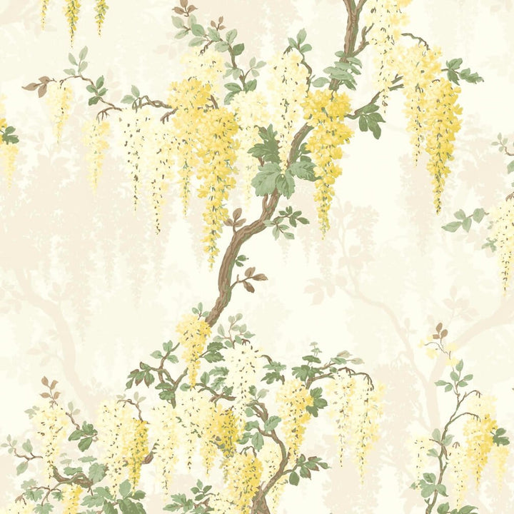 Woodchip & Magnolia Wisteria in Lemon Yellow Wallpaper - WM-333-04R