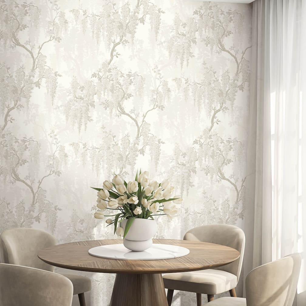 Woodchip & Magnolia Wisteria Magnolia Wallpaper - WM - 402 - 04