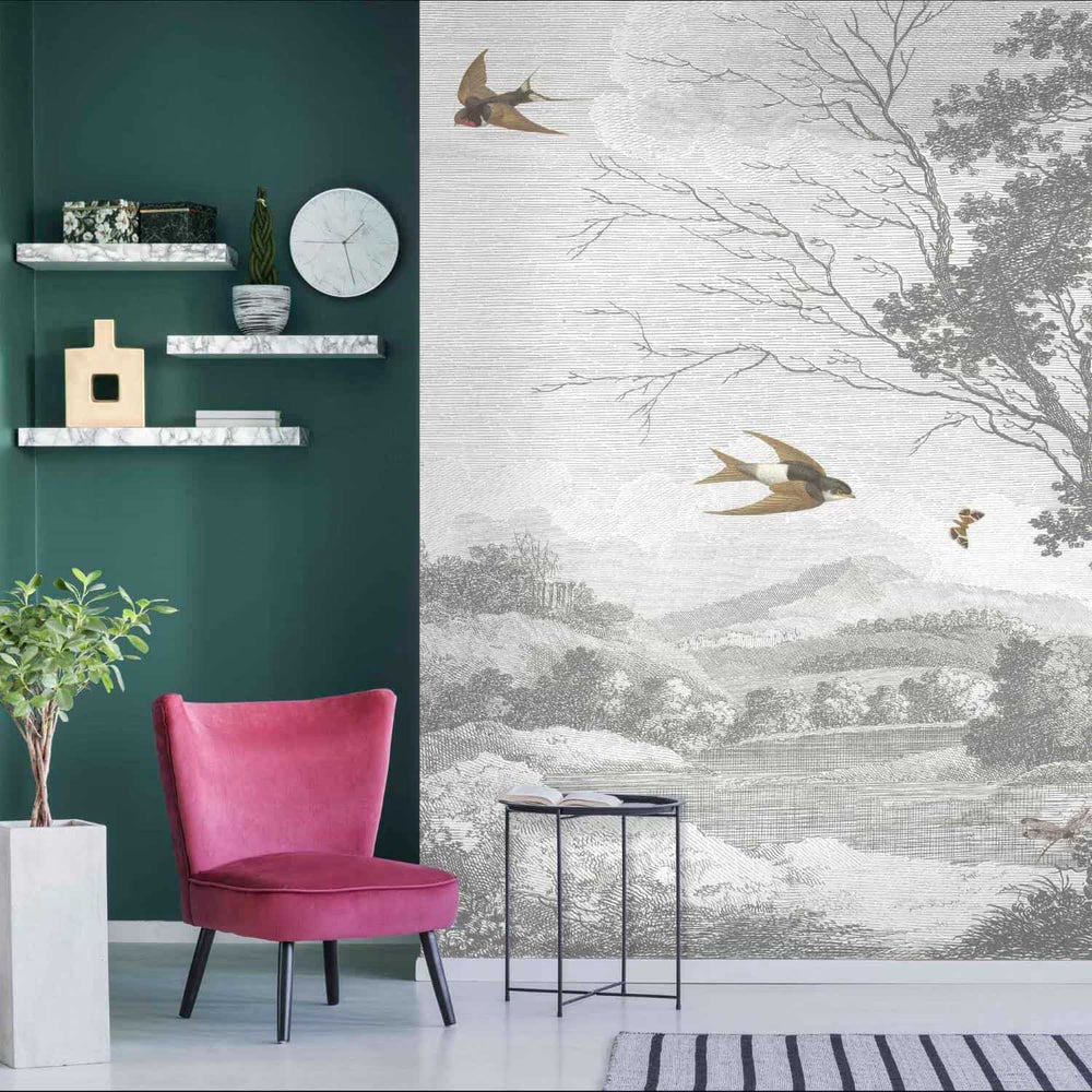  - Zephyr Wall Mural by Woodchip & Magnolia - M - 021 - 01RM - Decor Warehouse