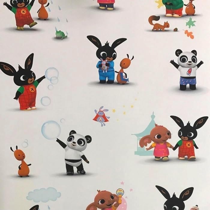 WP4-BIN-BUN-12-Debona-Bing Bunny Kids Wallpaper Cartoon-Decor Warehouse