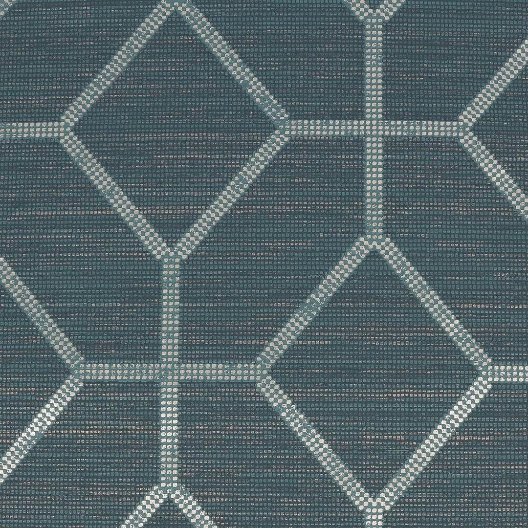 Boutique Asscher Geo Teal Wallpaper - 112657