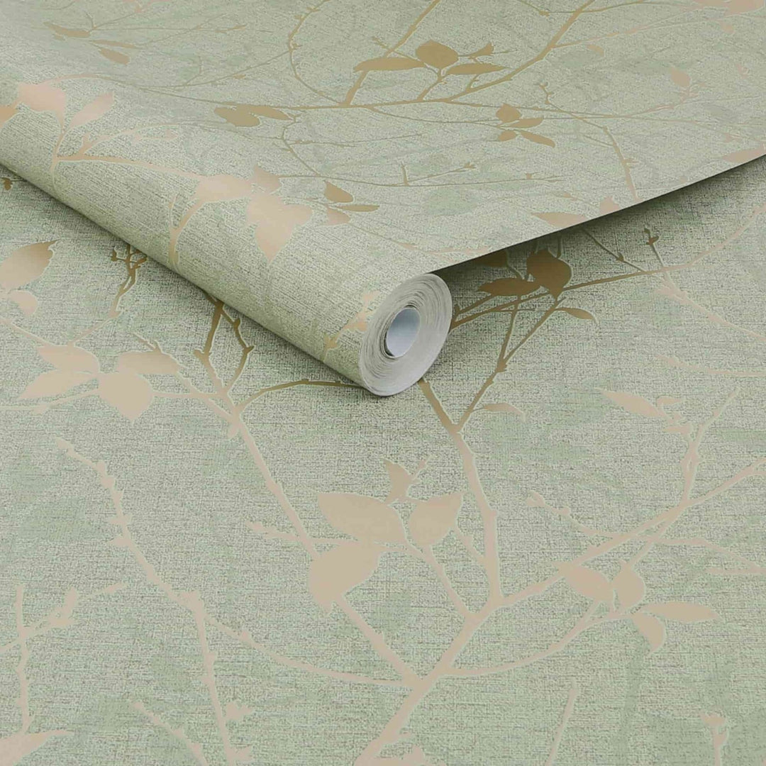 122430-Graham & Brown-Belle Sage Wallpaper-Decor Warehouse