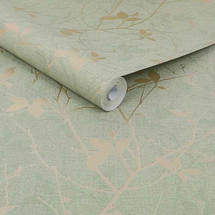 122430-Graham & Brown-Belle Sage Wallpaper-Decor Warehouse
