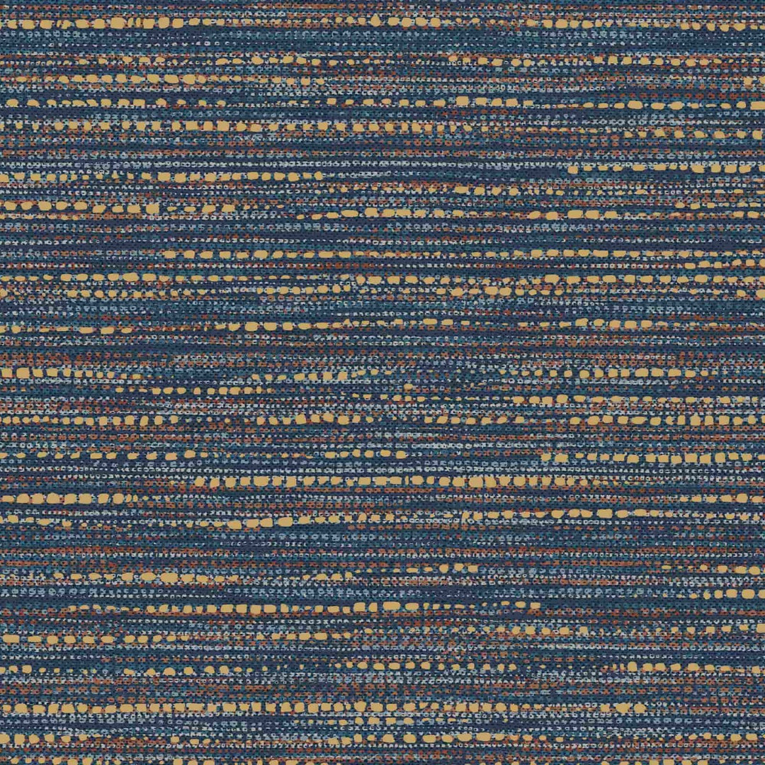 121402-Graham & Brown-Chunky Horizontal Weave Indigo Wallpaper-Decor Warehouse
