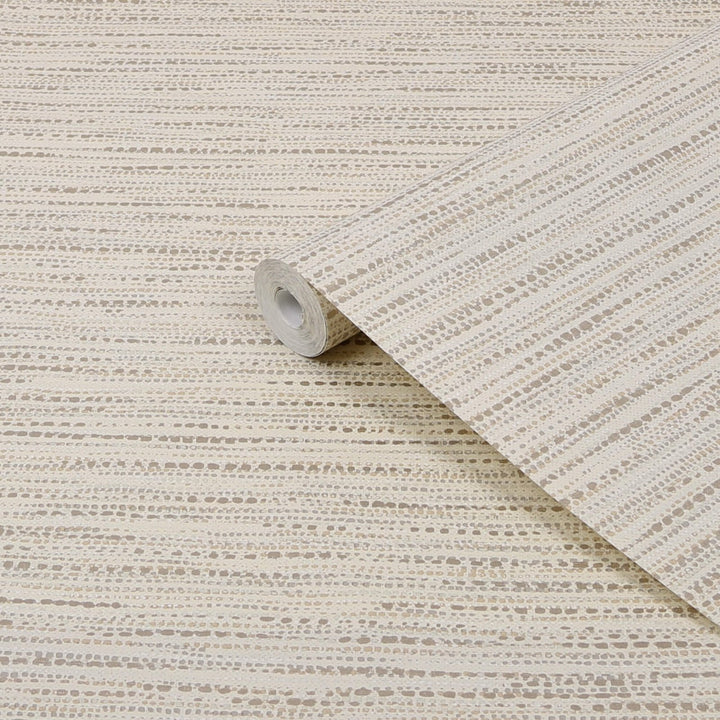 122438-Graham & Brown-Chunky Horizontal Weave Natural Wallpaper-Decor Warehouse