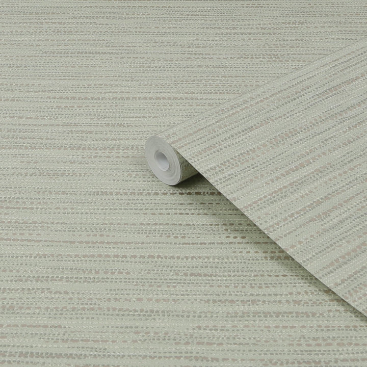 122435-Graham & Brown-Chunky Horizontal Weave Sage Wallpaper-Decor Warehouse