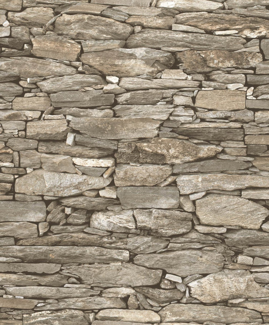  - Brick Effect Neutral Wallpaper - 1282 - Decor Warehouse