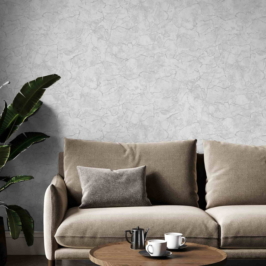 122429-Graham & Brown-Carrara Grey Wallpaper-Decor Warehouse