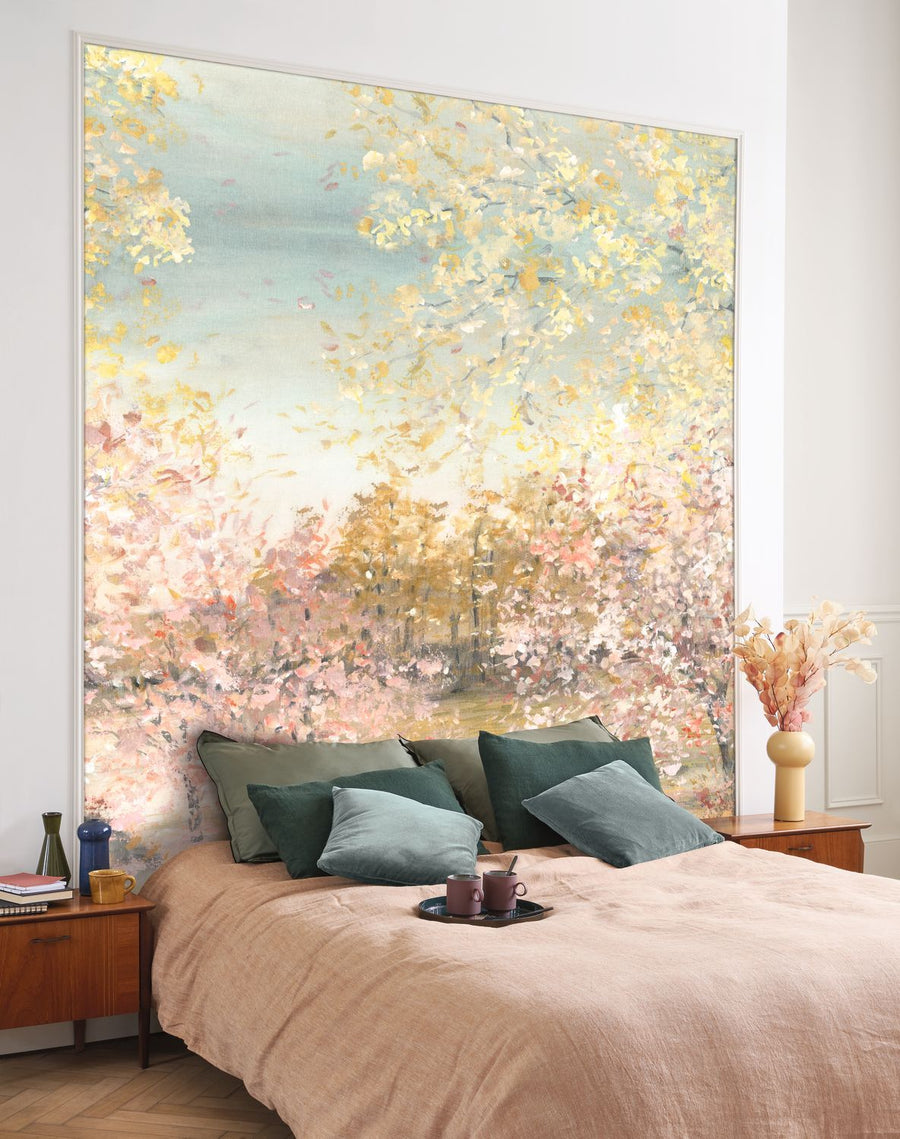 Casadeco Artistic Garden Rose Blush Wall Mural Large - WDWS88954209