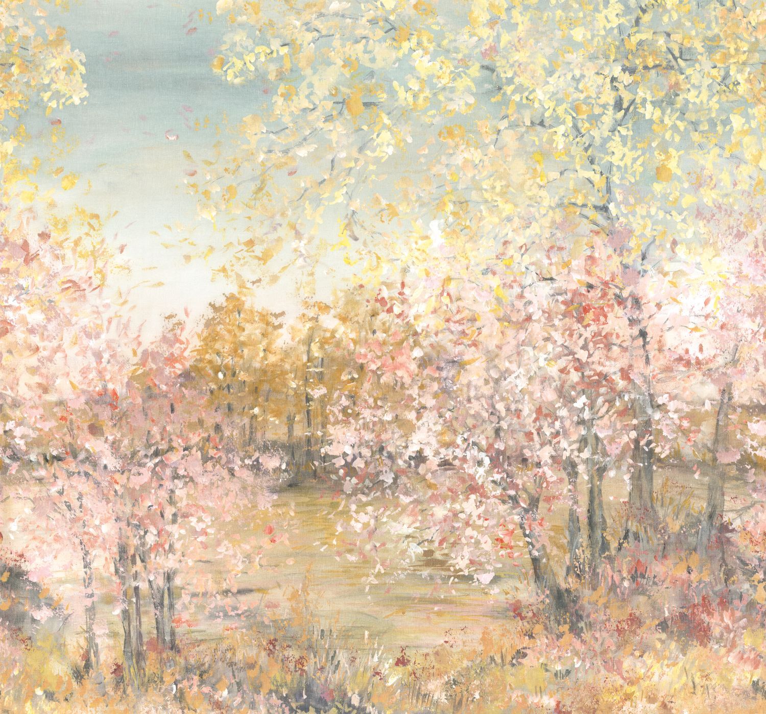 Casadeco Artistic Garden Rose Blush Wall Mural Medium - WDWS88954208