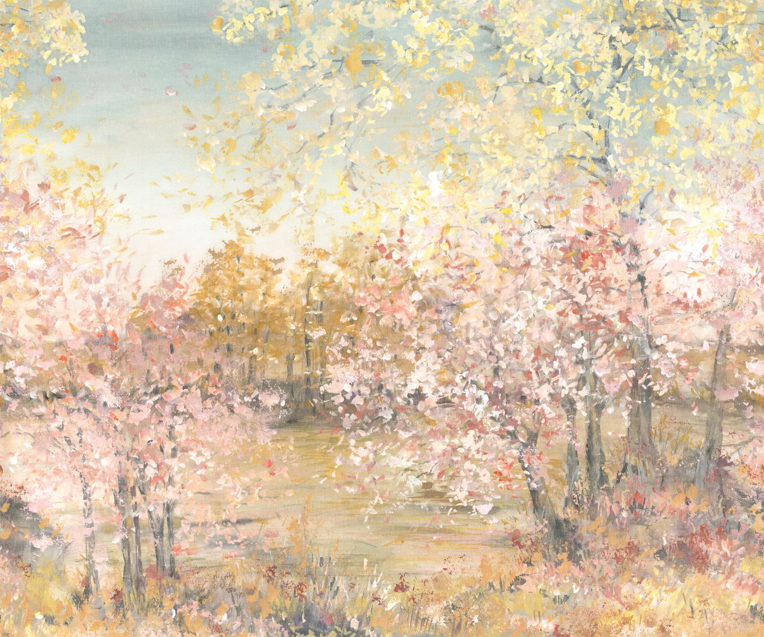 - Casadeco Artistic Garden Rose Blush Wall Mural Small - WDWS88954207 - Decor Warehouse