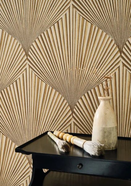  - Casadeco Babylone Semiramis Mordore Wallpaper - BBLN89762207 - Decor Warehouse