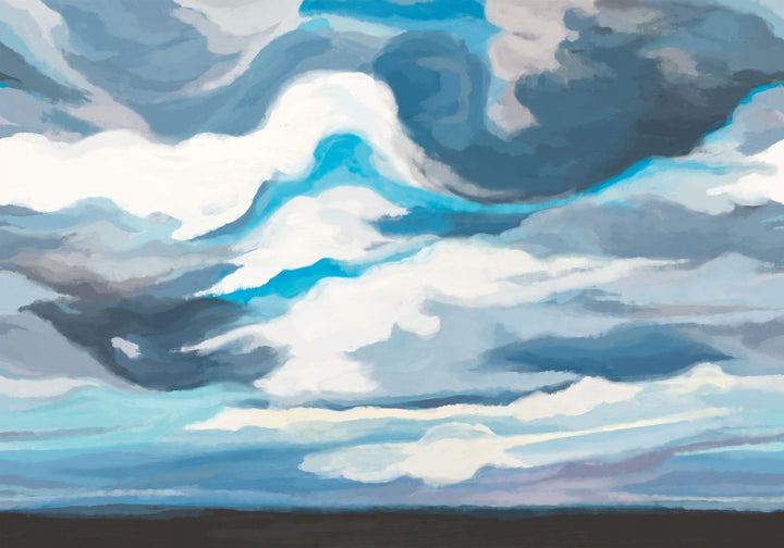  - Casadeco Cirrus Cloud Blue Wall Mural Medium - WDWS88886211 - Decor Warehouse