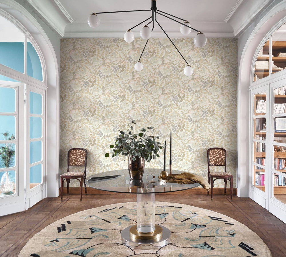  - Casadeco Derby Bloomsbury - Naturel Wallpaper - DERB89281005 - Decor Warehouse