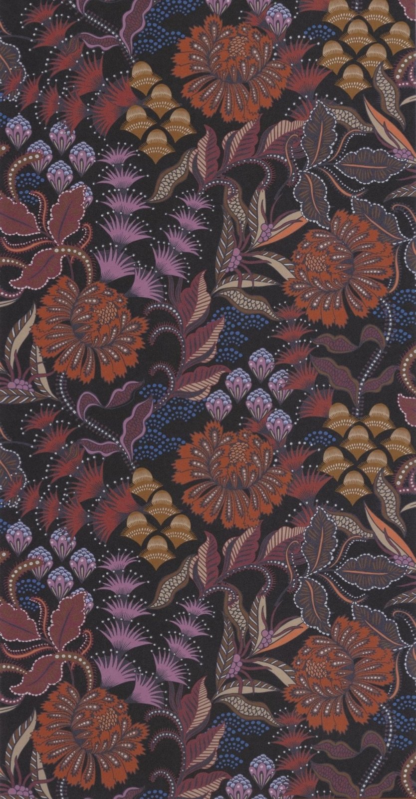  - Casadeco Derby Bloomsbury - Rouille Wallpaper - DERB89288418 - Decor Warehouse
