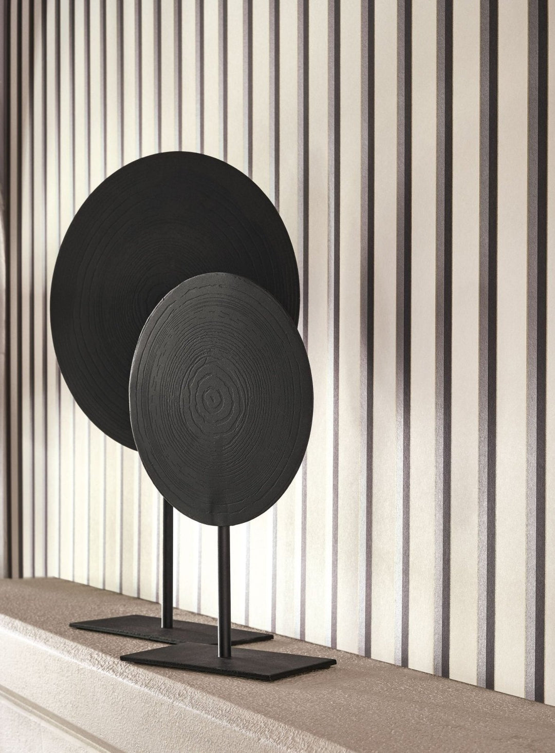  - Casadeco Derby Country Club - Noir Naturel Wallpaper - DERB89329286 - Decor Warehouse