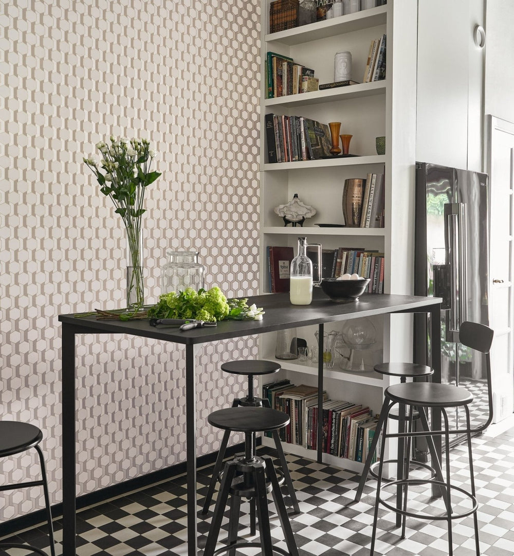  - Casadeco Derby Hamilton - Naturel Wallpaper - DERB89309016 - Decor Warehouse