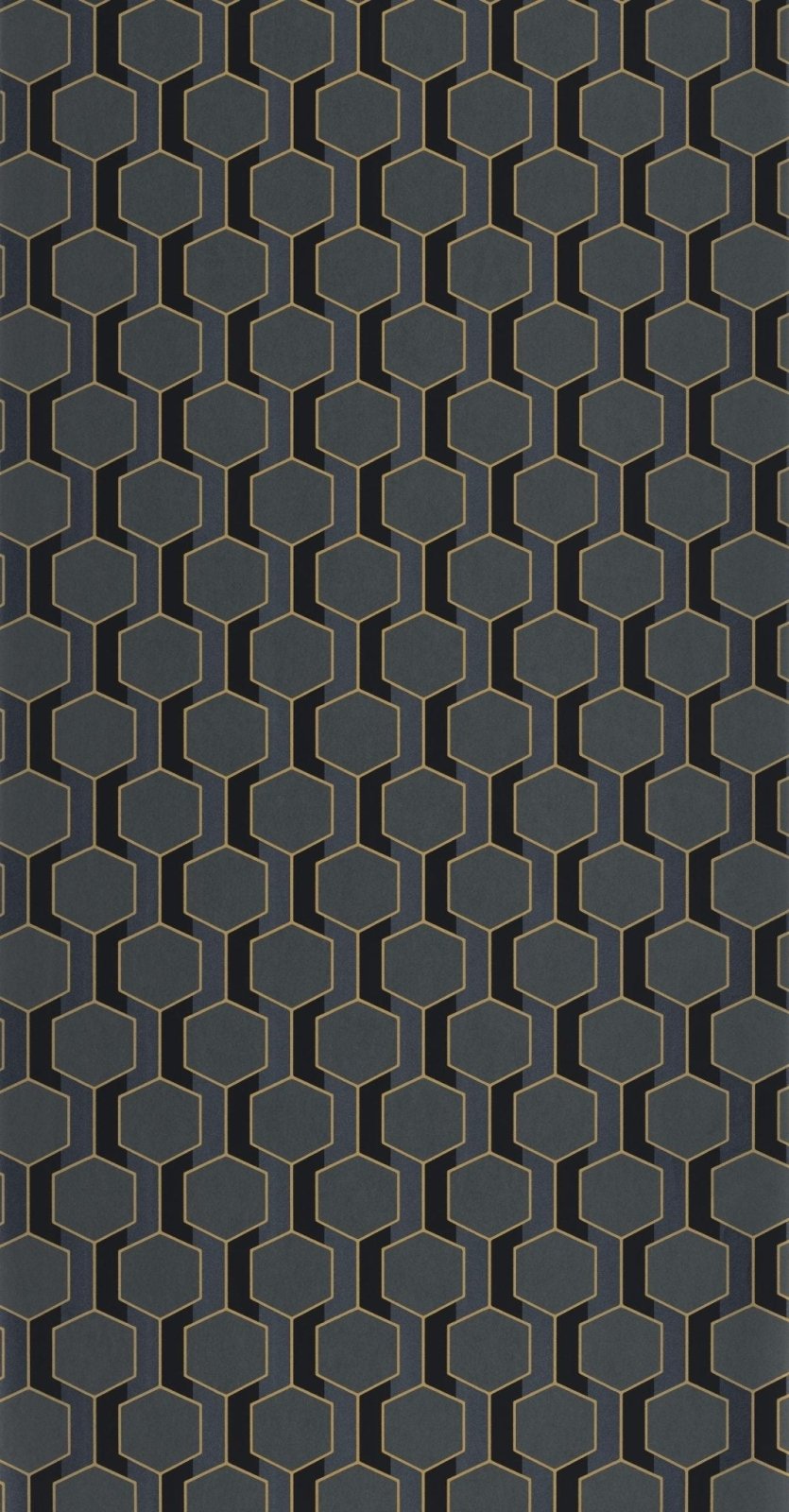  - Casadeco Derby Hamilton - Noir Reglisse Wallpaper - DERB89309875 - Decor Warehouse