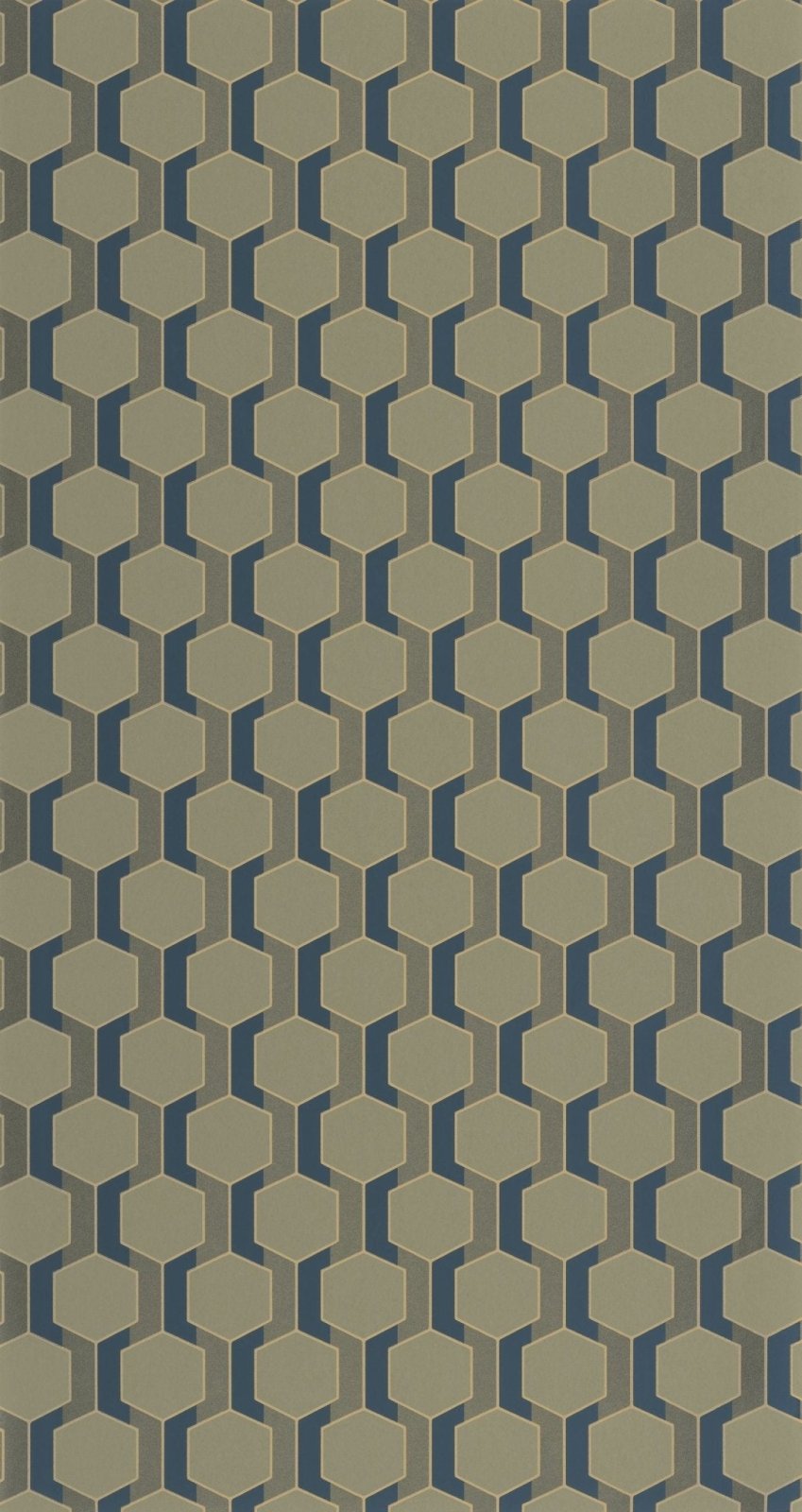  - Casadeco Derby Hamilton - Vert Kaki Wallpaper - DERB89307783 - Decor Warehouse