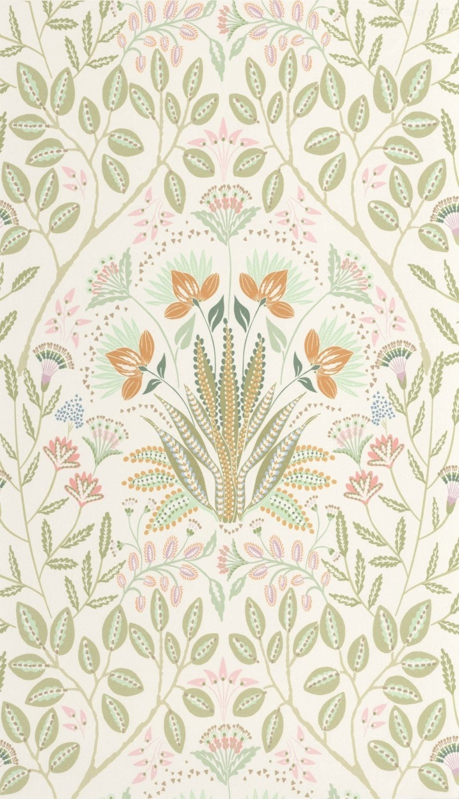  - Casadeco Derby Lords - Vert Amande Wallpaper - DERB89297210 - Decor Warehouse
