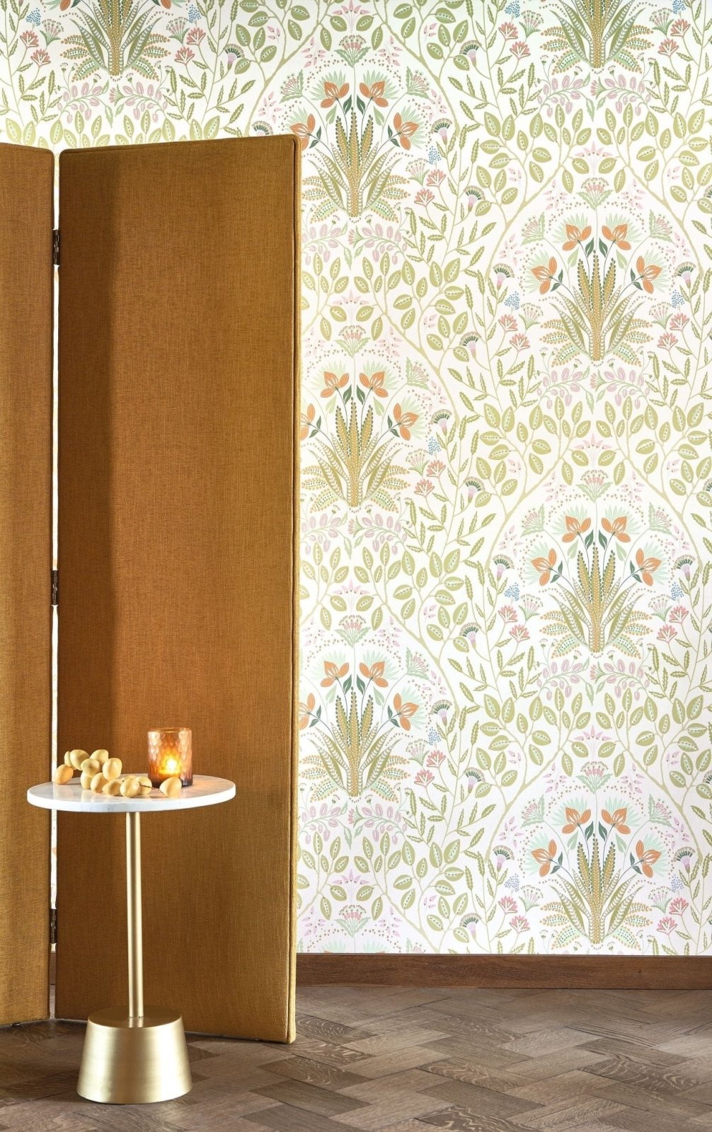 - Casadeco Derby Lords - Vert Amande Wallpaper - DERB89297210 - Decor Warehouse
