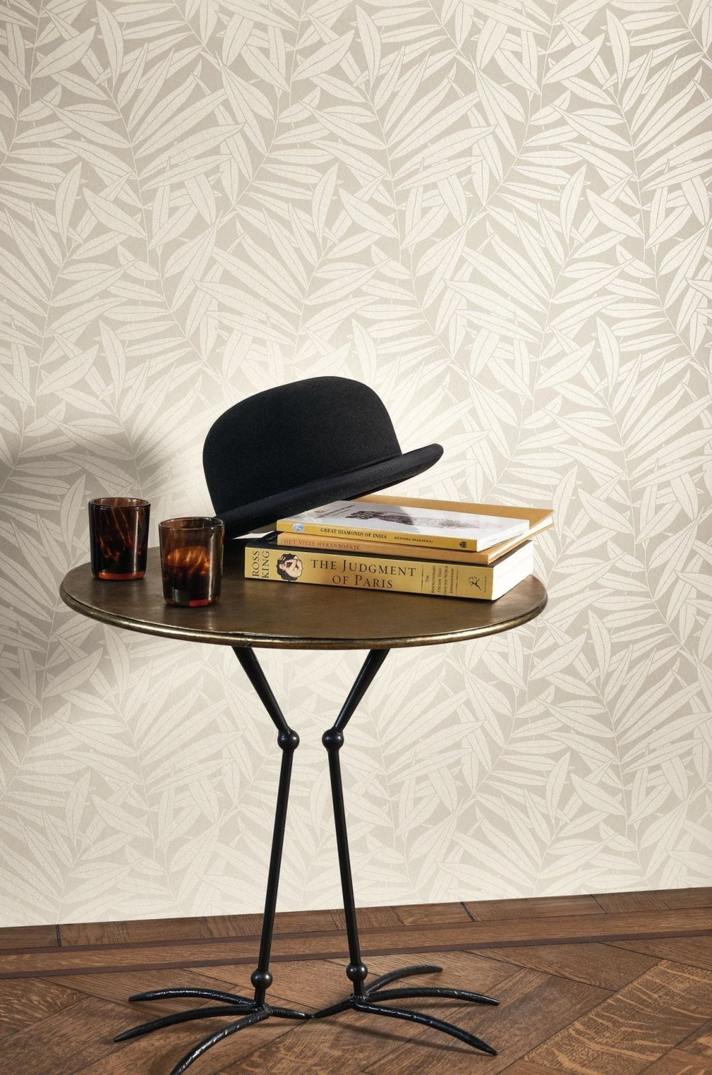  - Casadeco Derby Preston - Naturel Wallpaper - DERB89311512 - Decor Warehouse