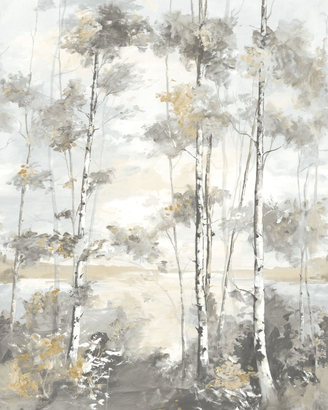  - Casadeco Foret Boreale Gris Hivernal Wall Mural Small - RIVI89569205 - Decor Warehouse