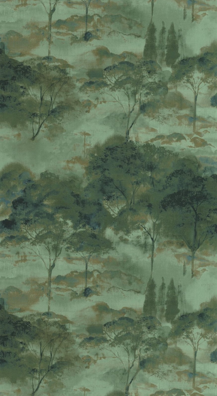 - Casadeco Riverside 4 Sila - Vert Eucalyptus Wallpaper - RIVI89557958 - Decor Warehouse