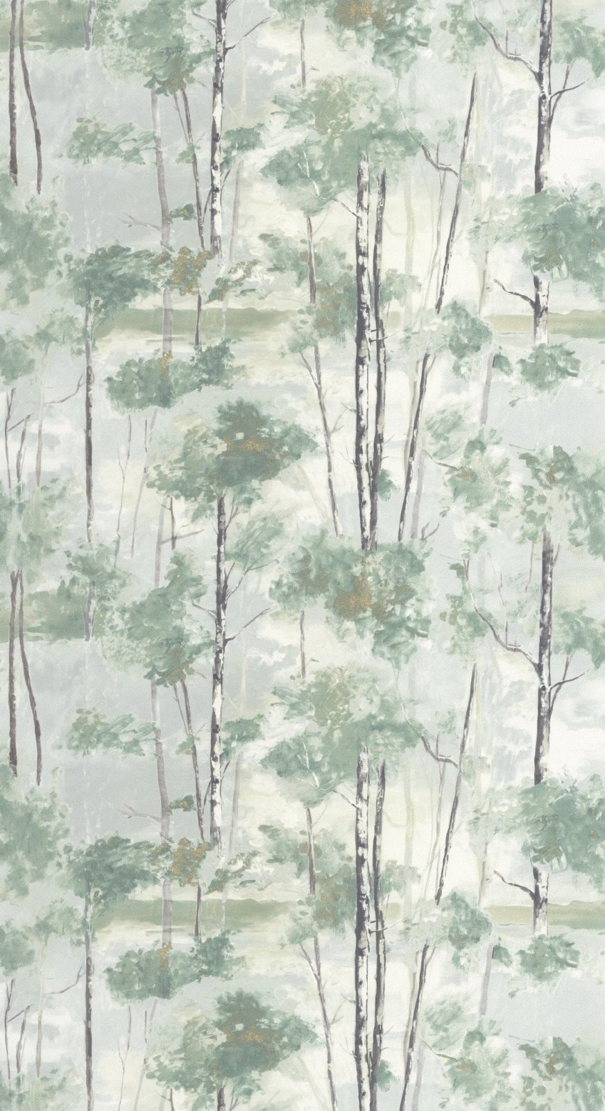  - Casadeco Riverside 4 Skandinavia - Vert Eucalyptus Wallpaper - RIVI89547720 - Decor Warehouse