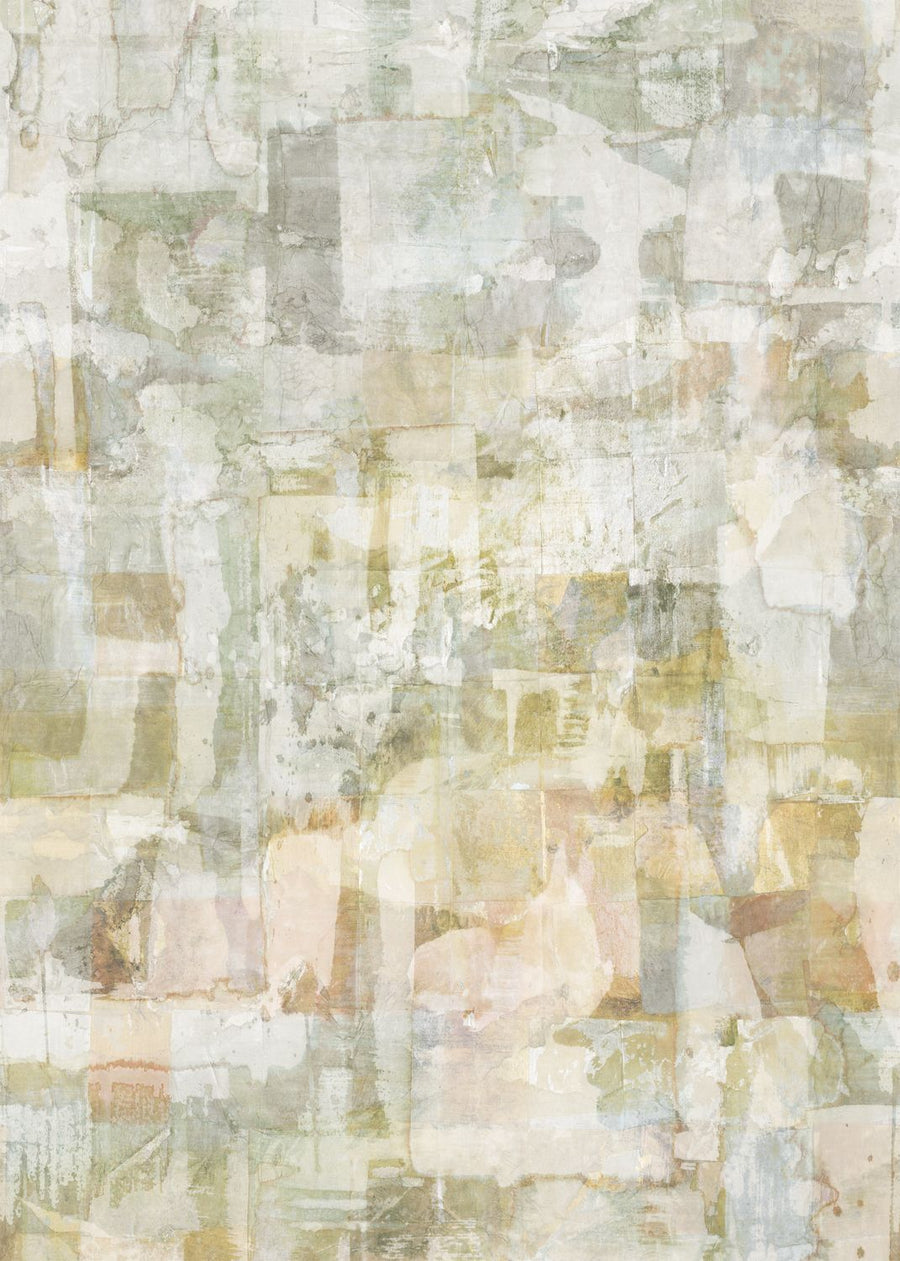  - Casadeco States of Soul Almond Green Wall Mural Medium Size - WDWS89037203 - Decor Warehouse