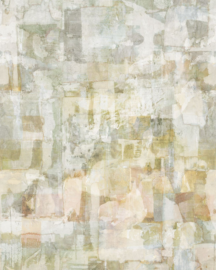  - Casadeco States of Soul Almond Green Wall Mural Small Size - WDWS89037205 - Decor Warehouse