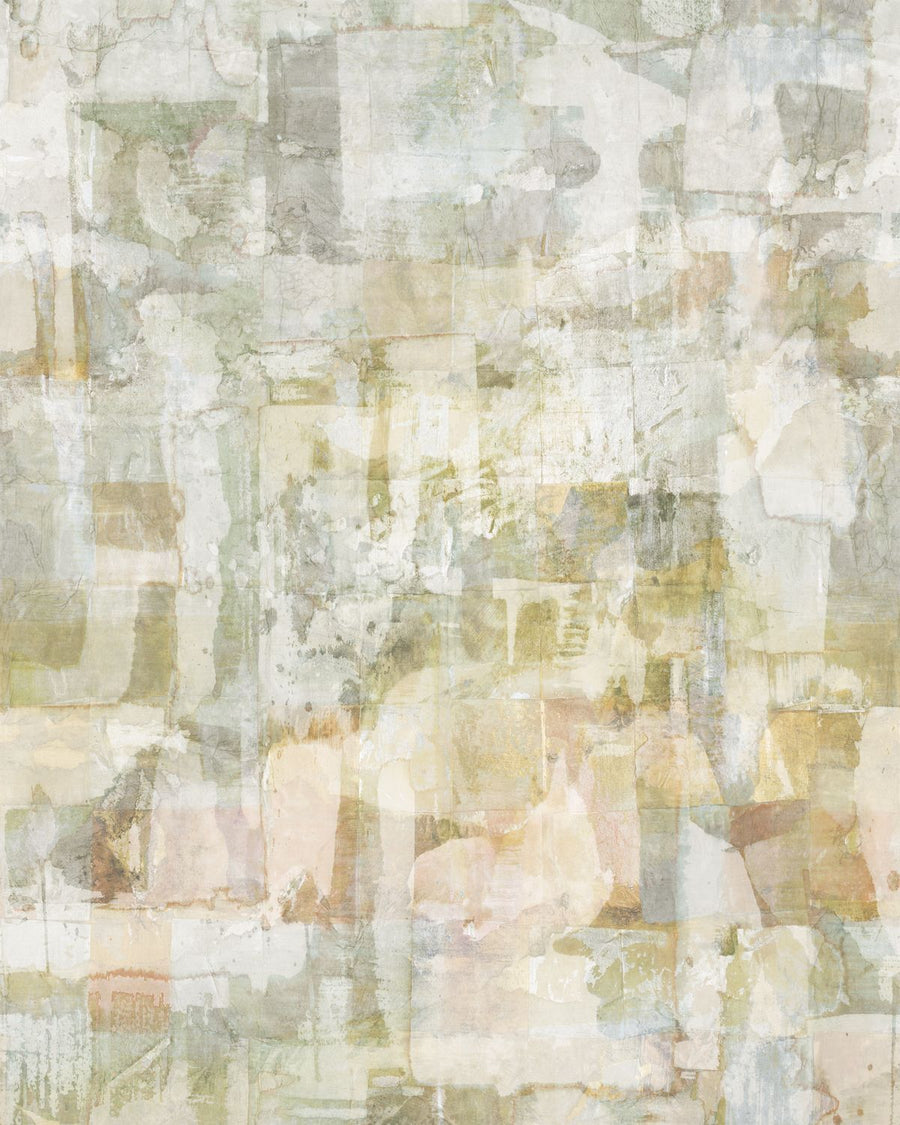  - Casadeco States of Soul Almond Green Wall Mural Small Size - WDWS89037205 - Decor Warehouse