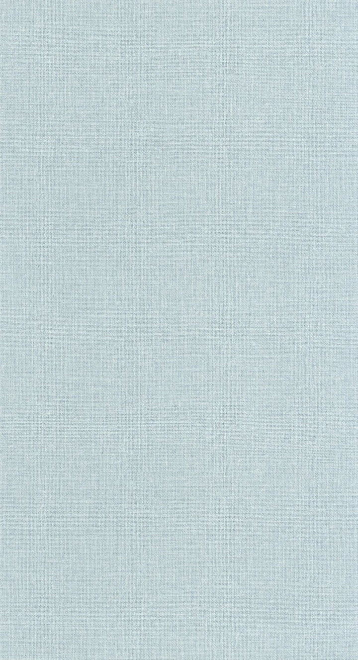  - Caselio Jute Uni Mat - Bleu Ciel Wallpaper - 104016442 - Decor Warehouse