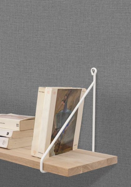  - Caselio Jute Uni Mat Gris Foncé Wallpaper - 104019243 - Decor Warehouse