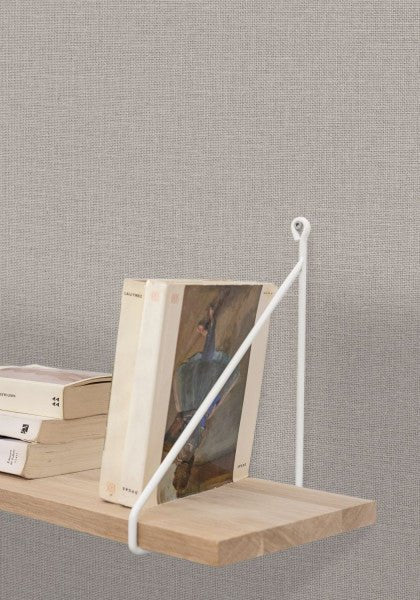 - Caselio Jute Uni Mat - Taupe Moyen Wallpaper - 104012590 - Decor Warehouse