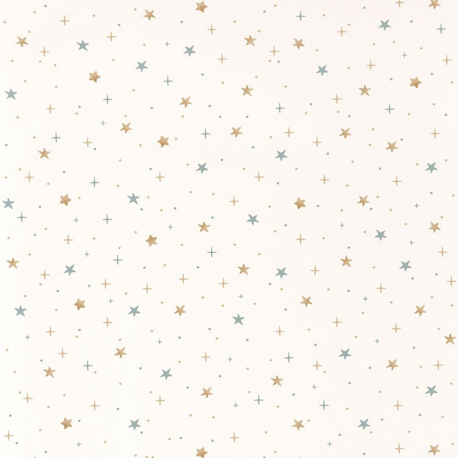  - Caselio Our Planet Stars in Your Eyes Cream & Ochre Wallpaper - 101926019 - Decor Warehouse