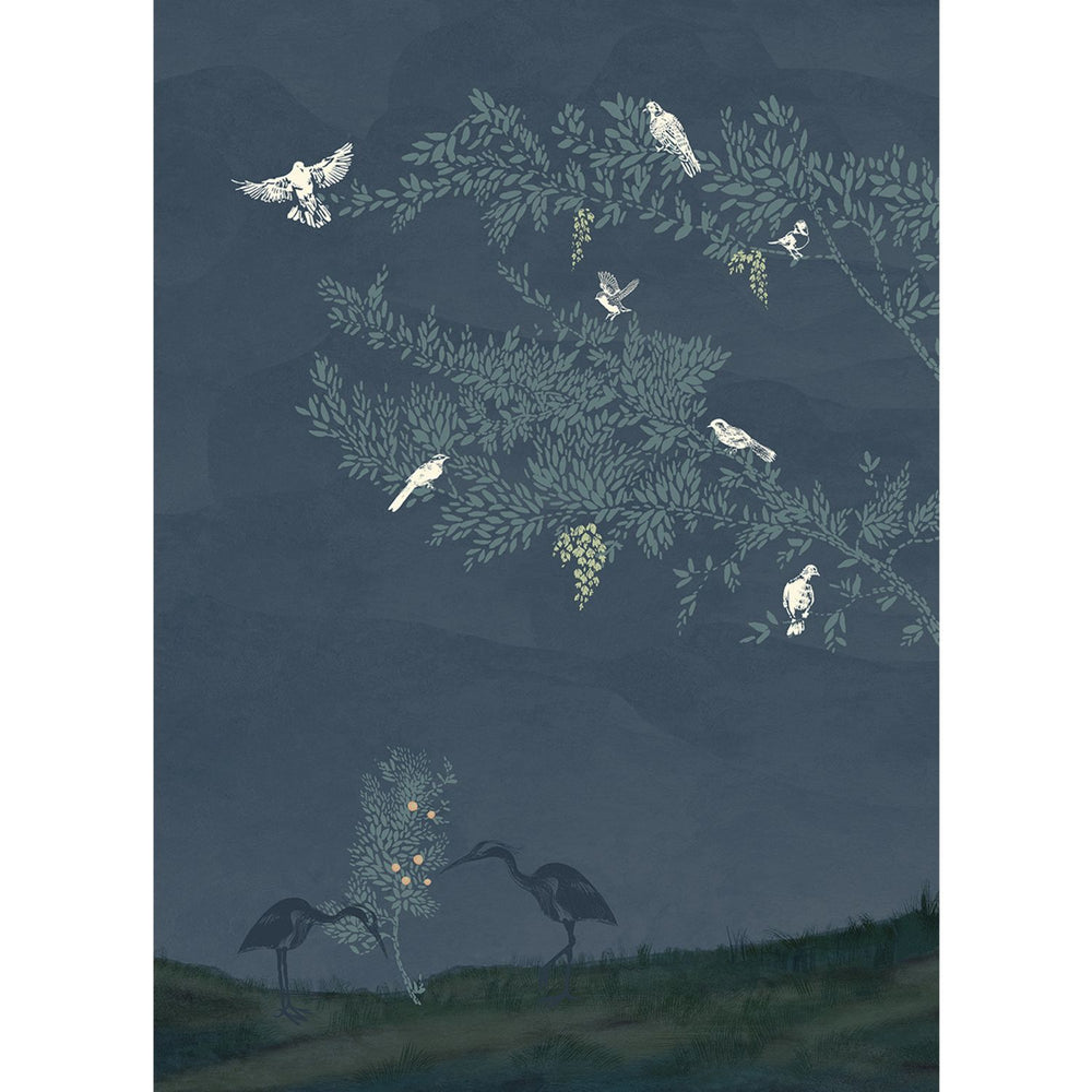  - Caselio - The Place To Be - Dream a Little Dream Of Me Navy Wall Mural - 102046809 - Decor Warehouse