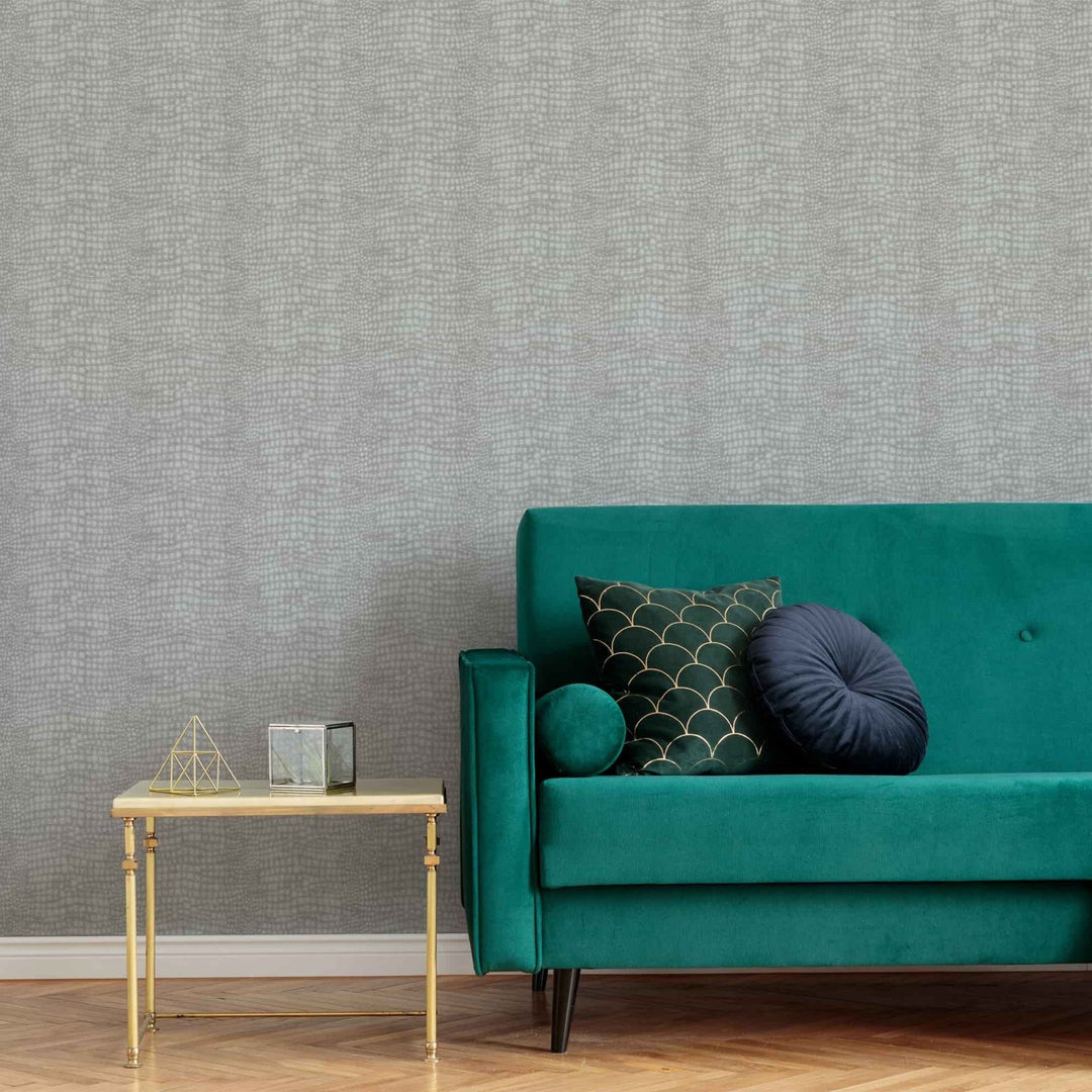 32-662-Graham & Brown-Crocodile Grey Textured Wallpaper-Decor Warehouse